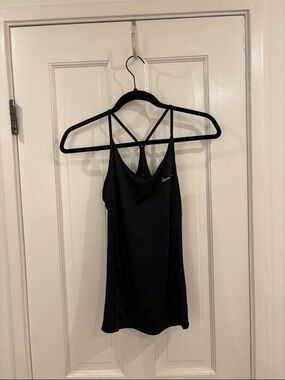 Nike Black Strappy Performance Tank Top